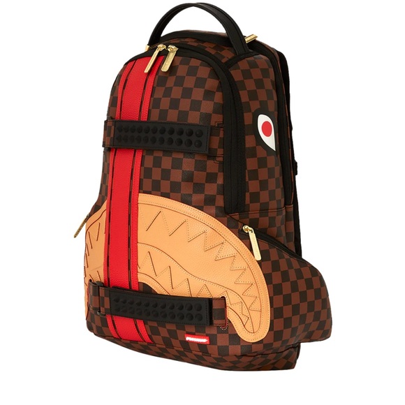New! SPRAYGROUND Logo Henny Victory Lap Skateboard Strap Backpack - Picture 2 of 16